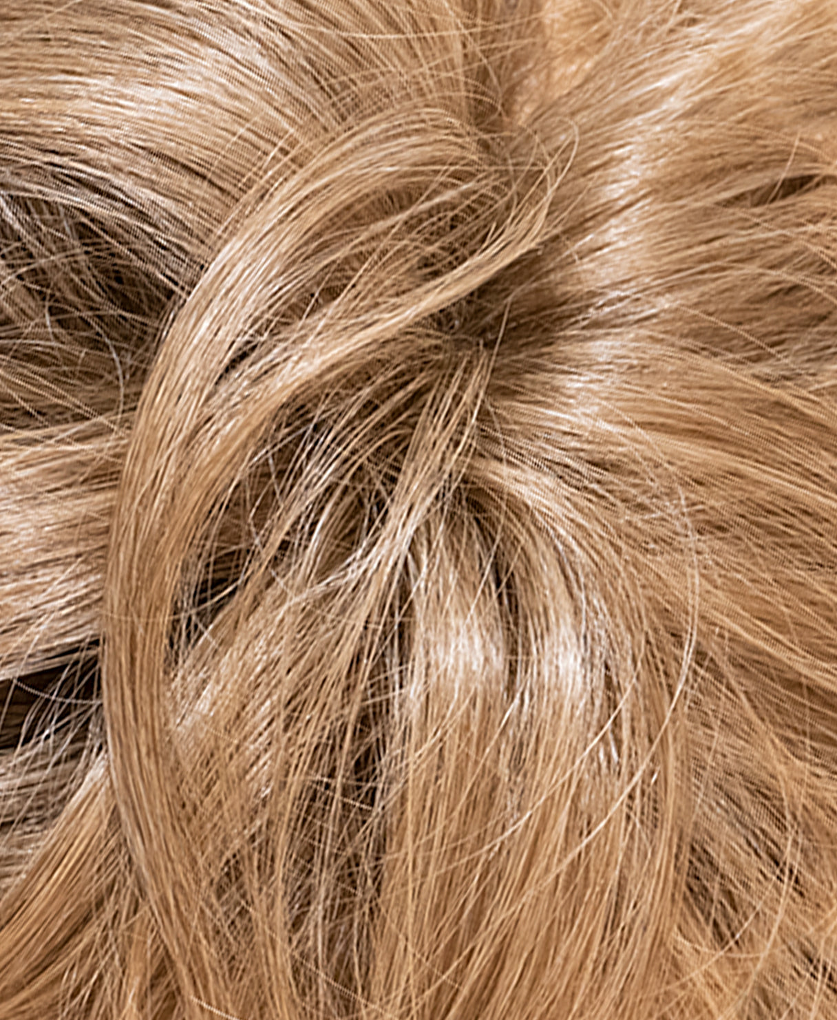 vegan fiber messy bun - ash blonde.