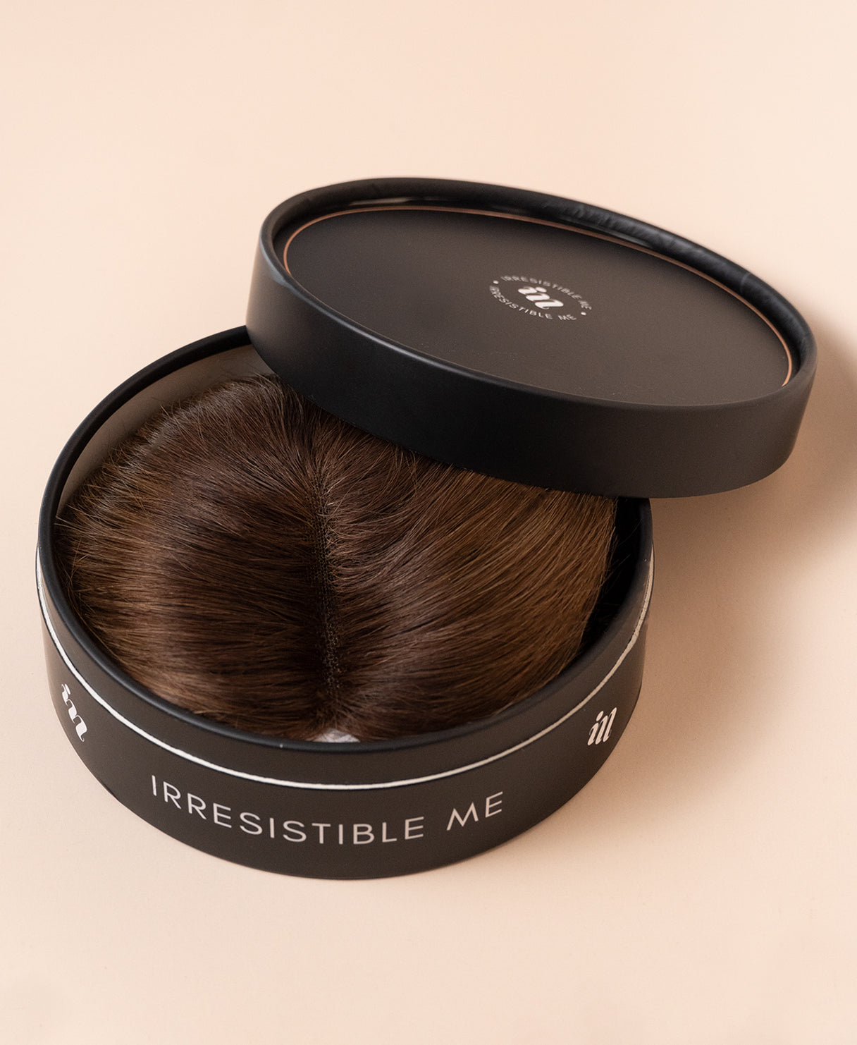 hair topper 12" rooted brown.