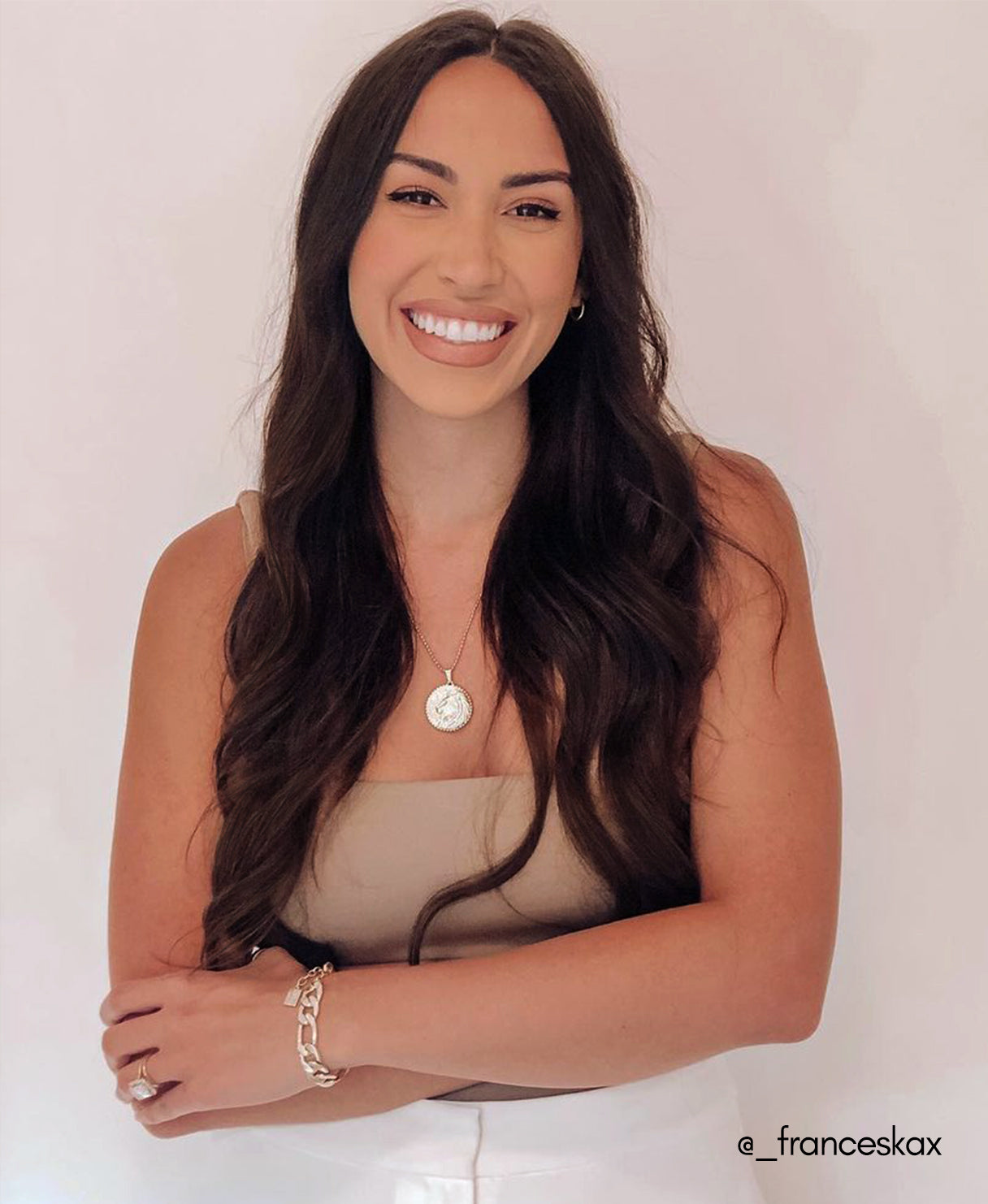 invisible clip-in hair extensions chocolate brown.