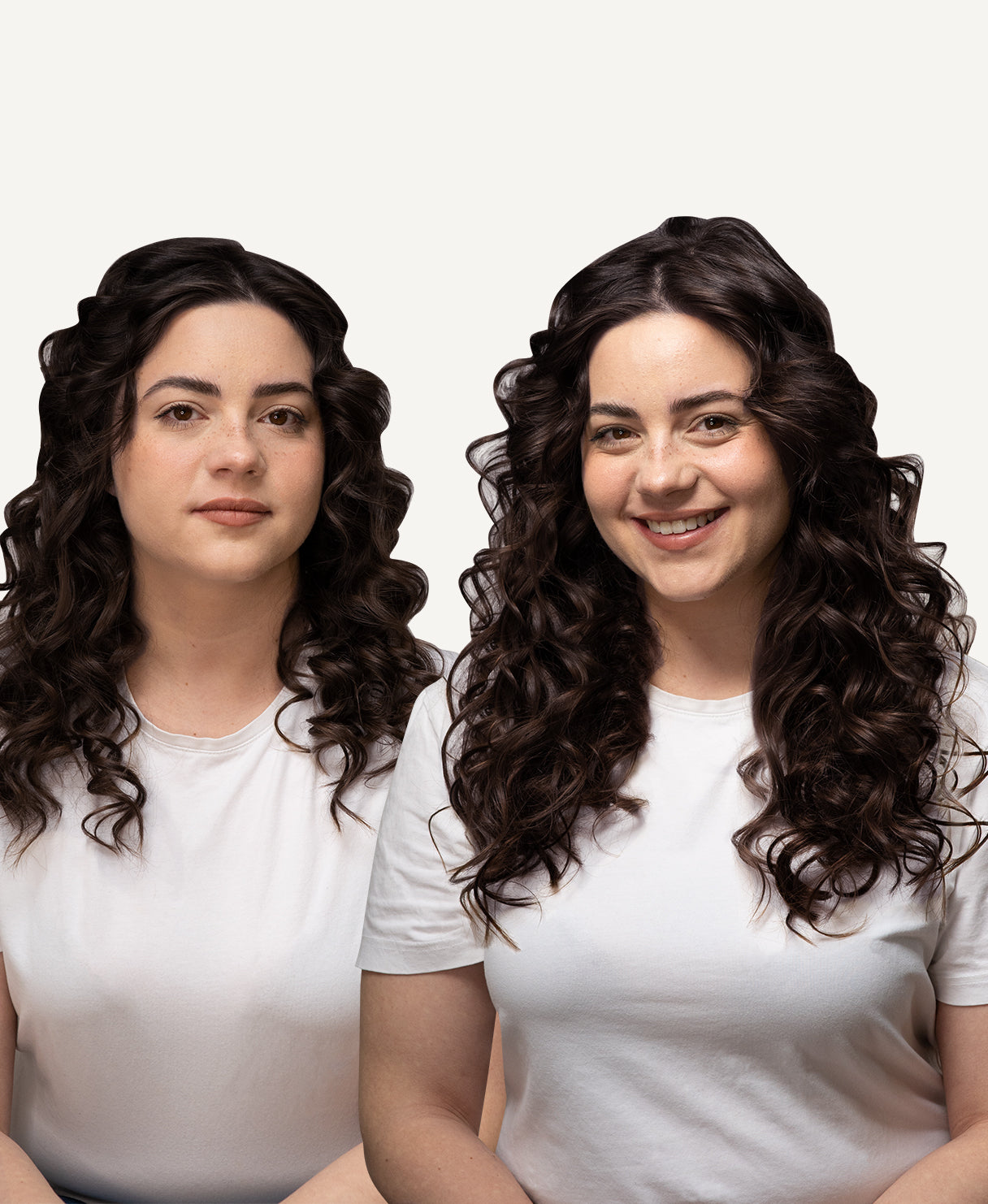 curly tape-in hair extensions chocolate brown.