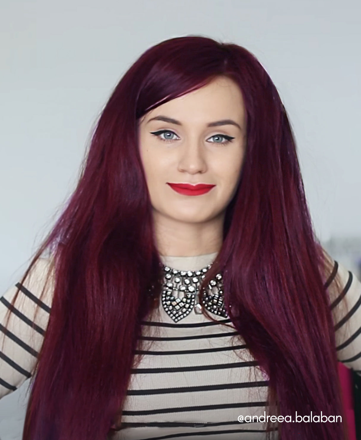 clip-in volumizer cherry red.