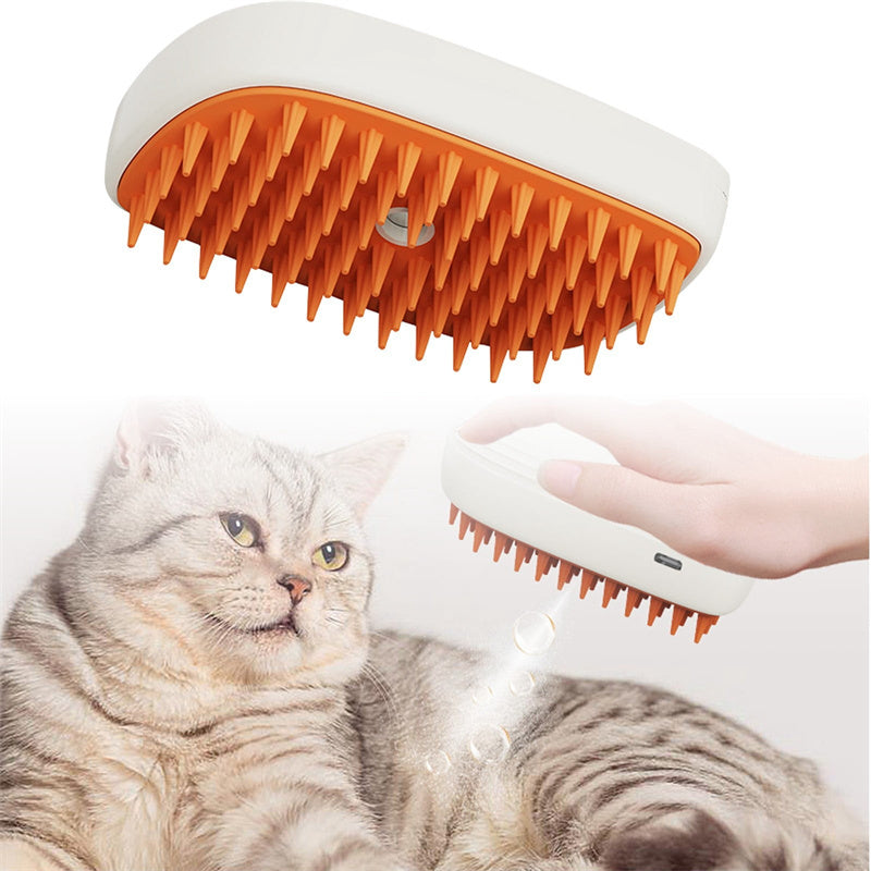Sainishops™USB Pet Steam Brush Massage Comb