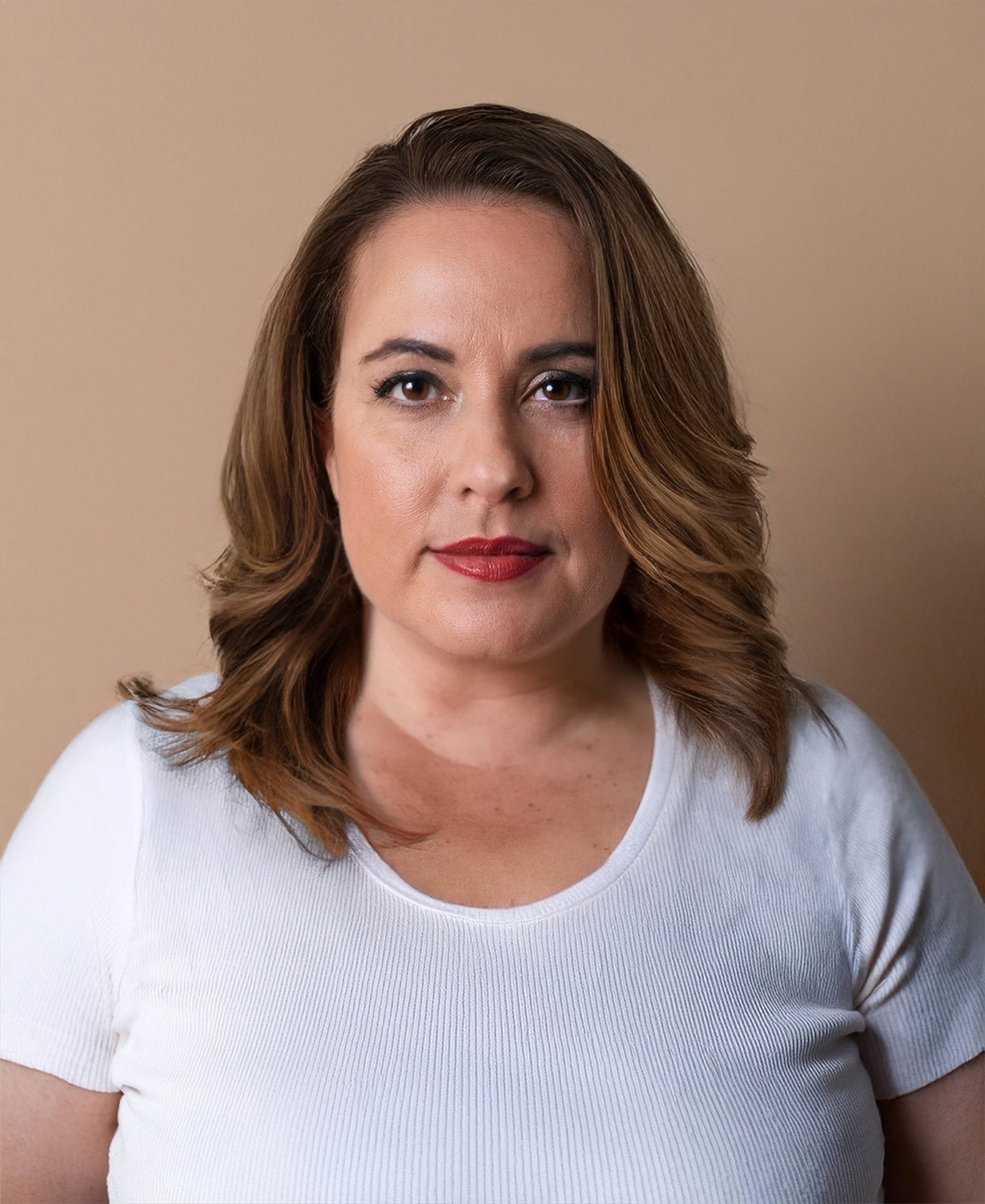 hair topper 12" rooted brown.