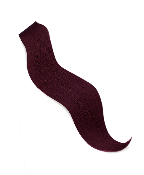 ponytail - cherry red.