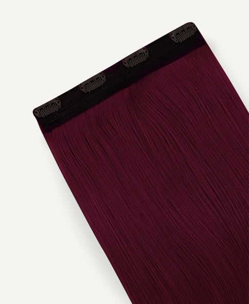 clip-in volumizer cherry red.