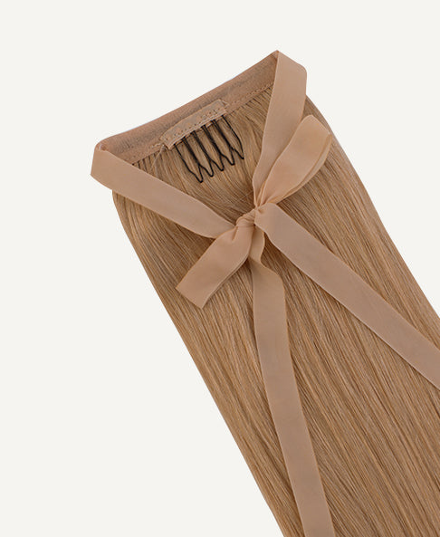 ponytail - strawberry blonde