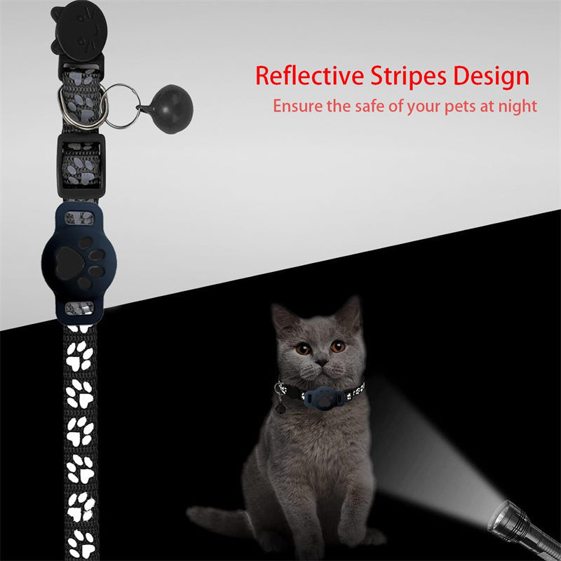 Sainishops™Creative Cartoon Printed Pet Cat Locator Collar