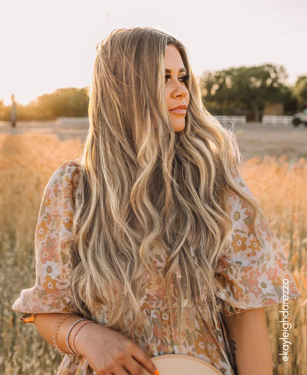 clip-in hair extensions blonde highlights.
