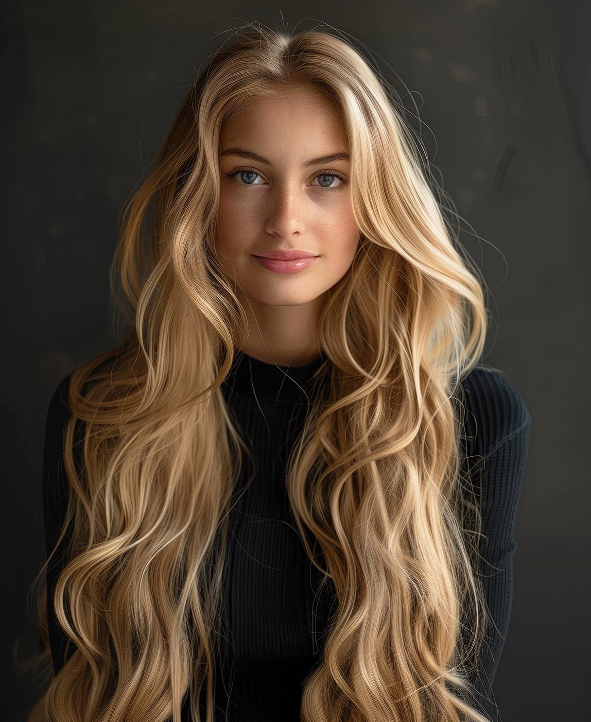 clip-in hair extensions dirty blonde.