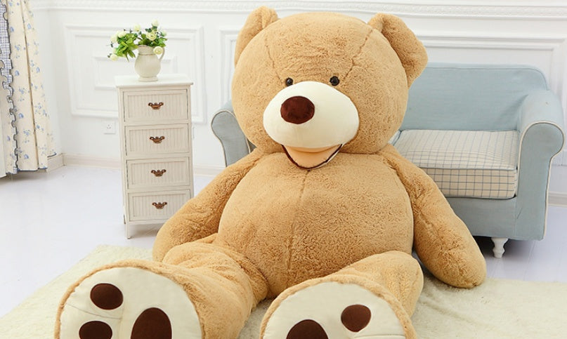 Sainishops™Giant Teddy Bear Plush Toy Huge  Soft Toys  Leather Shell
