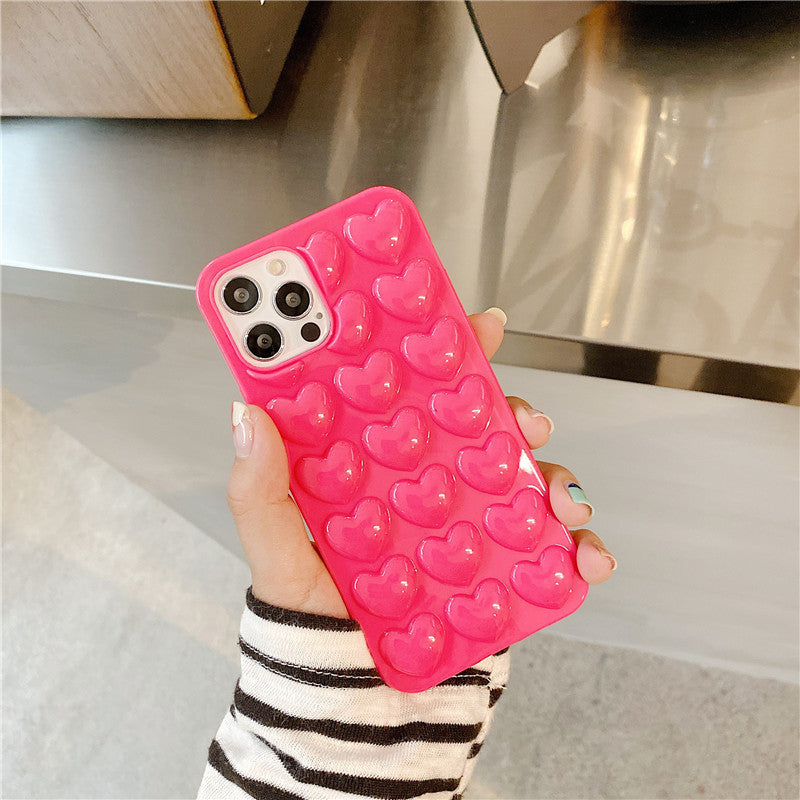 Sainishops™Peach Heart Silicone Phone Case