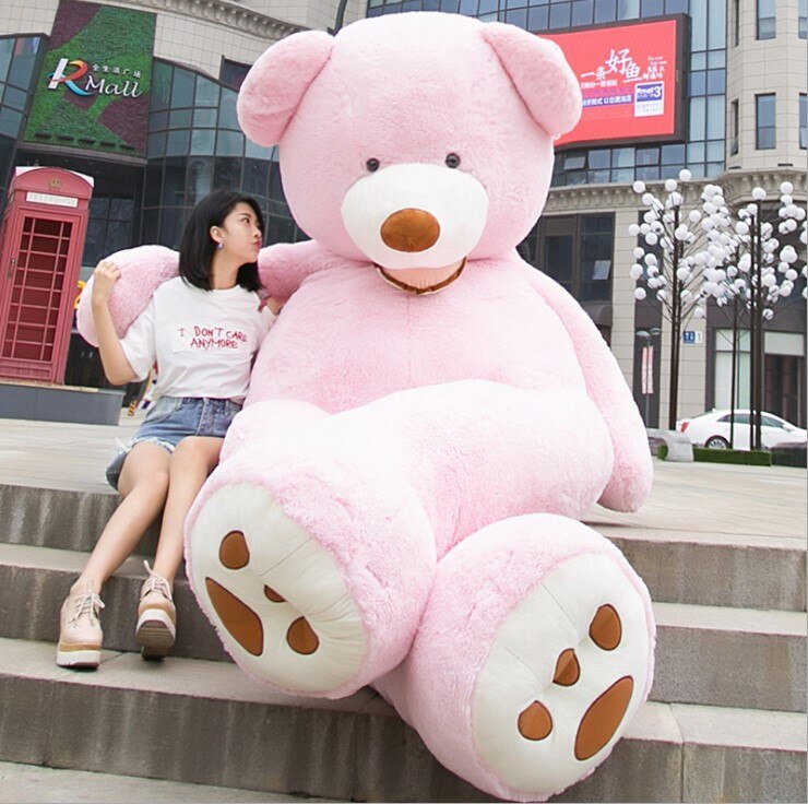 Sainishops™Giant Teddy Bear Plush Toy Huge  Soft Toys  Leather Shell