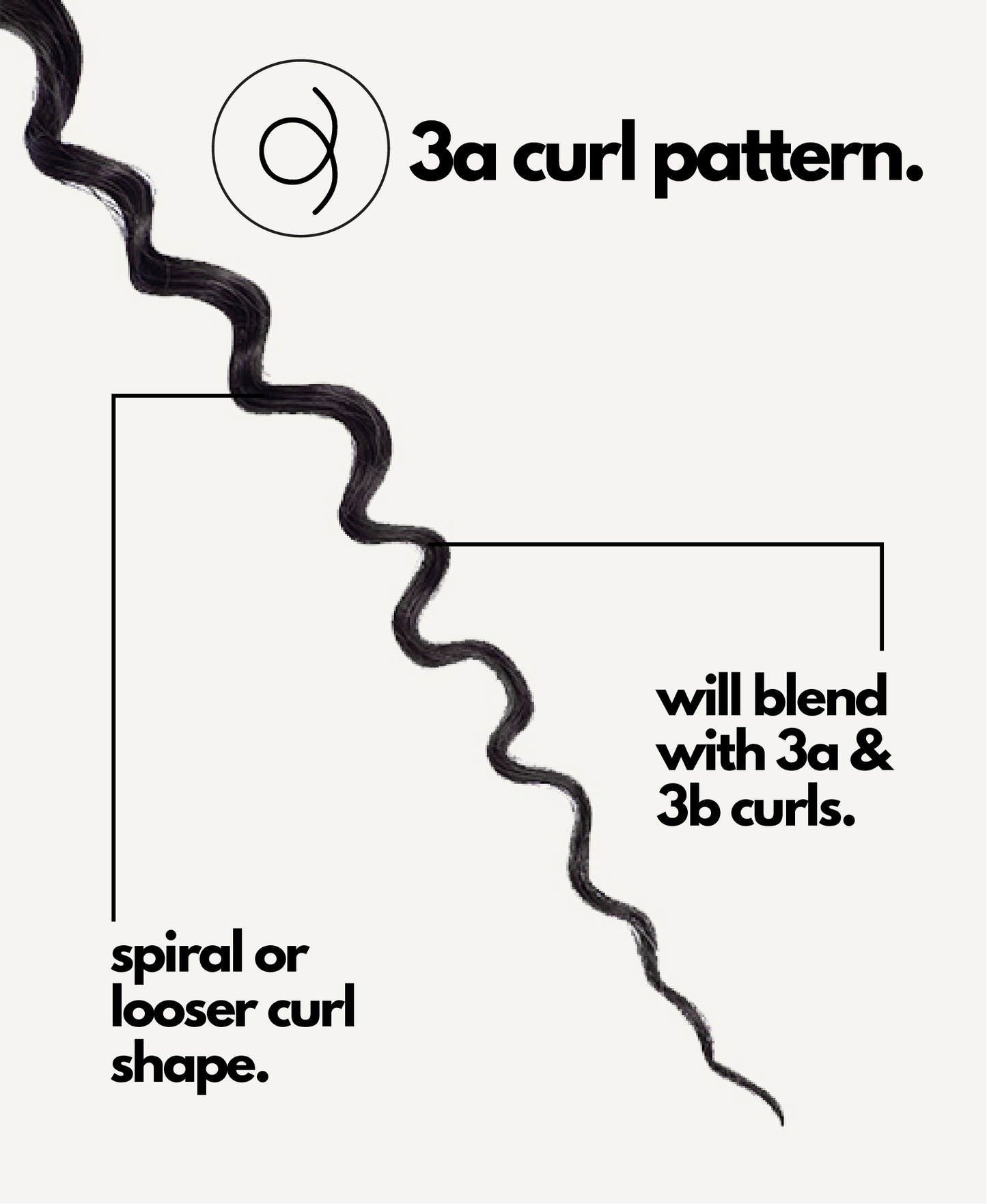 curly (3A curls) clip-in extensions medium brown.