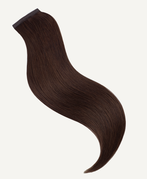 ponytail - medium brown.