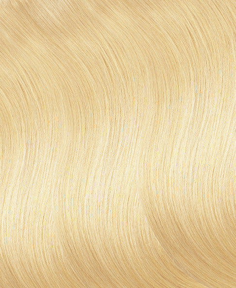 clip-in hair extensions light blonde.