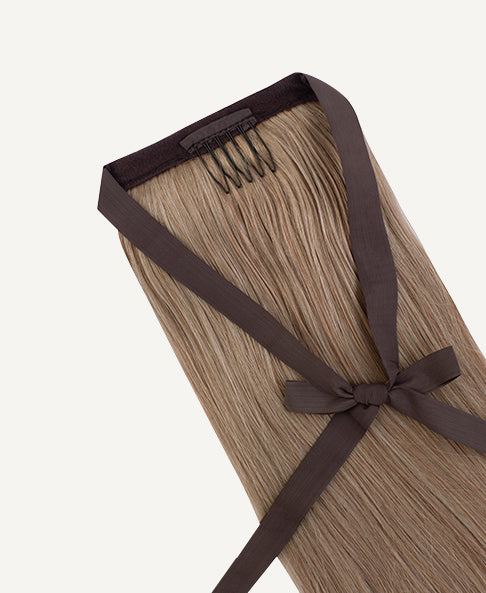 ponytail - ash blonde.