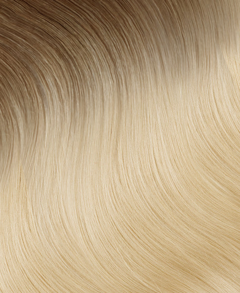 clip-in volumizer rooted blonde.
