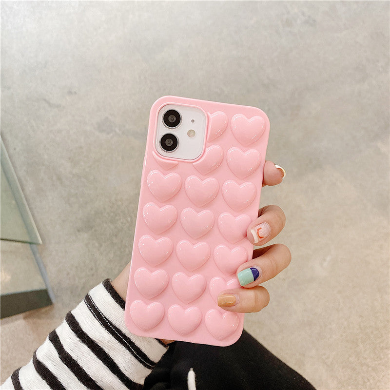 Sainishops™Peach Heart Silicone Phone Case