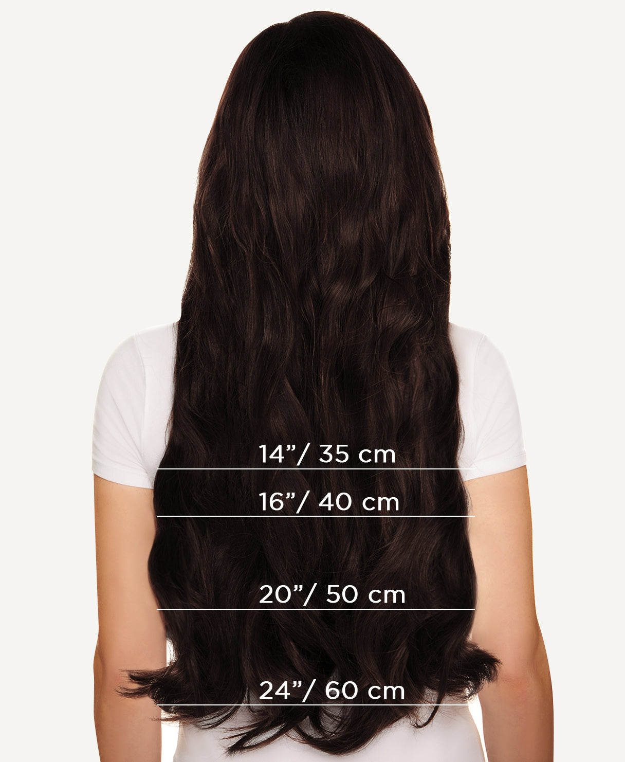 tape-in hair extensions chocolate brown.