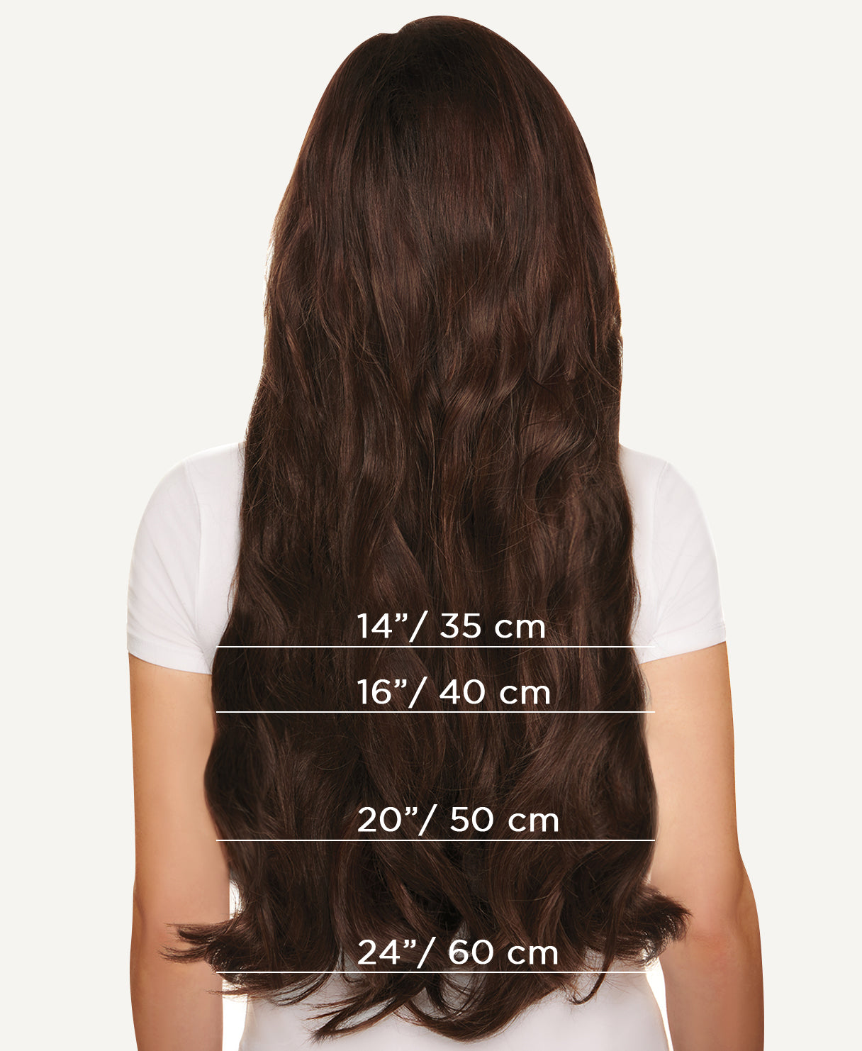 tape-in hair extensions medium brown.