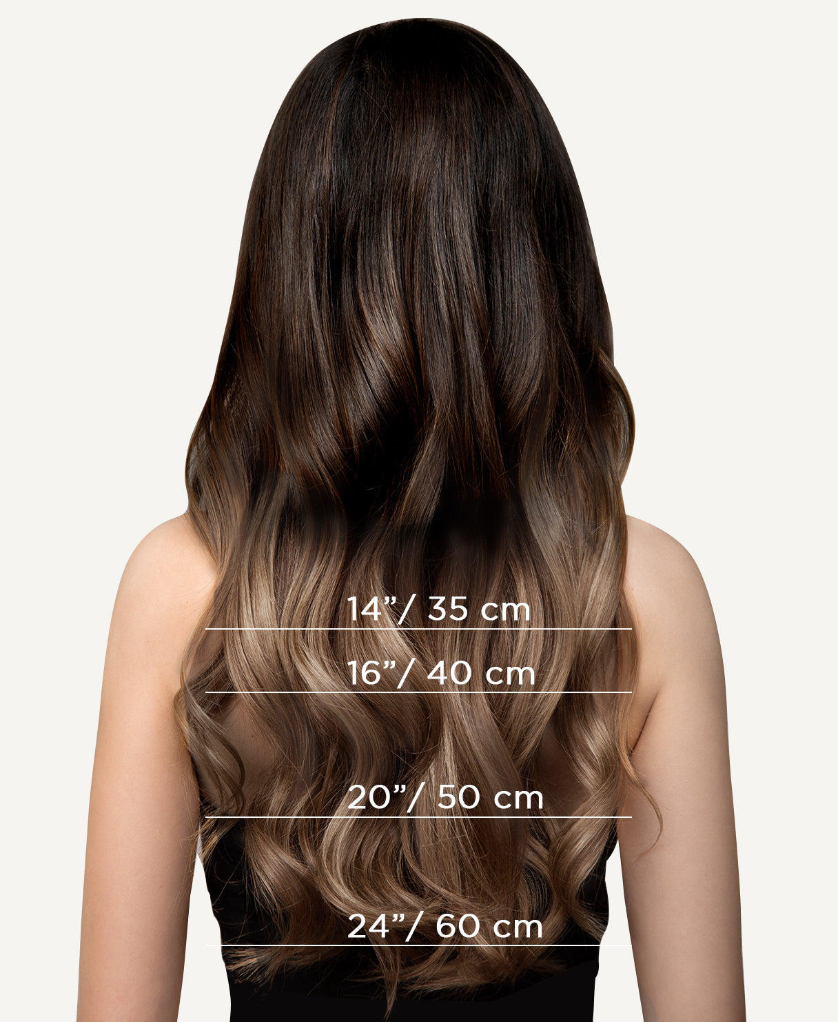 tape-in hair extensions brown melt.