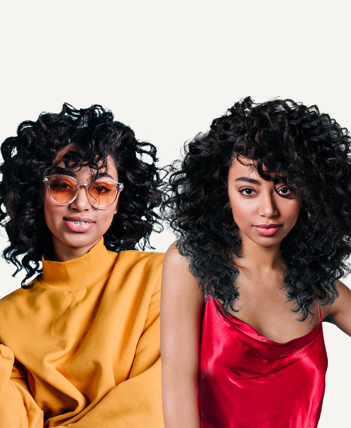 curly (3A curls) clip-in extensions jet black.