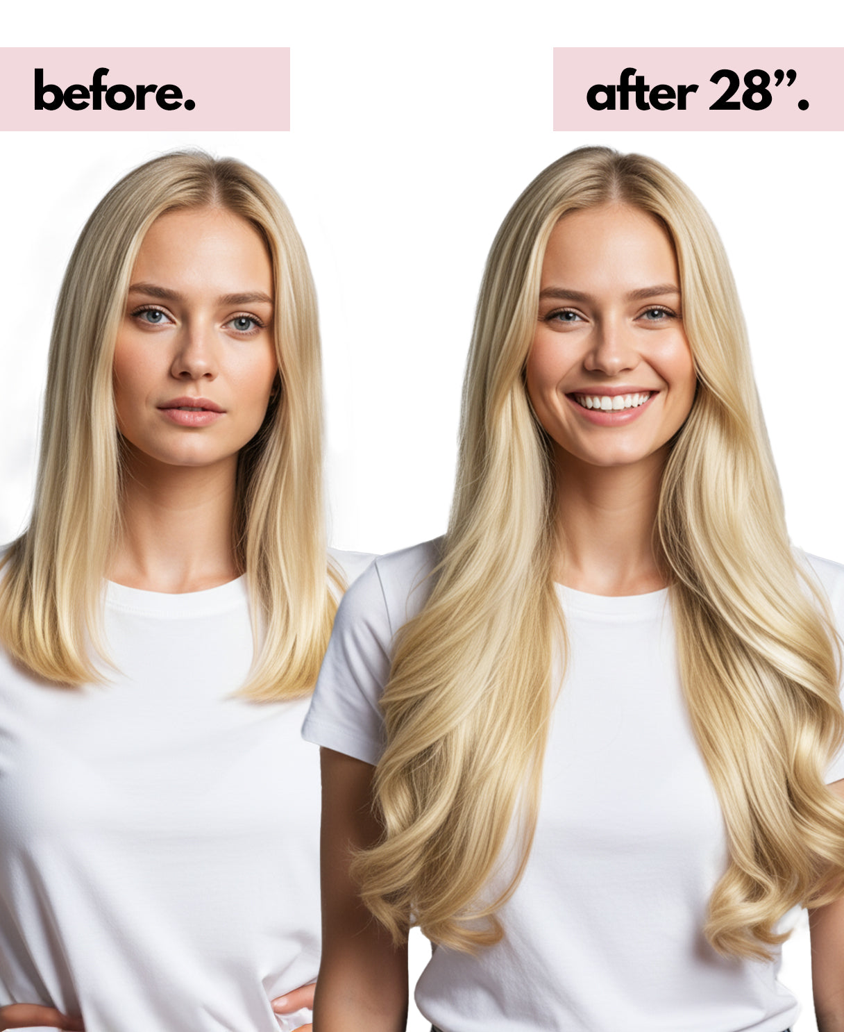 clip-in hair extensions dirty blonde.