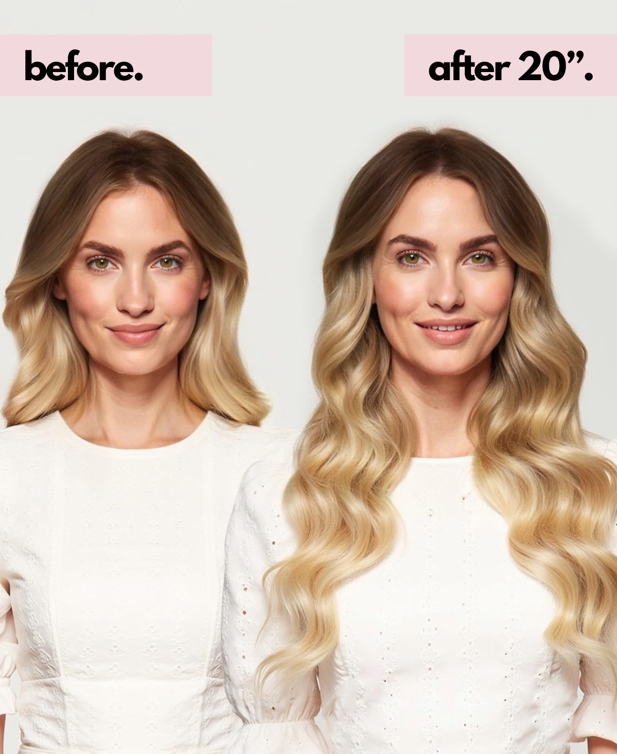 invisible clip-in hair extensions dirty blonde rootmelt.