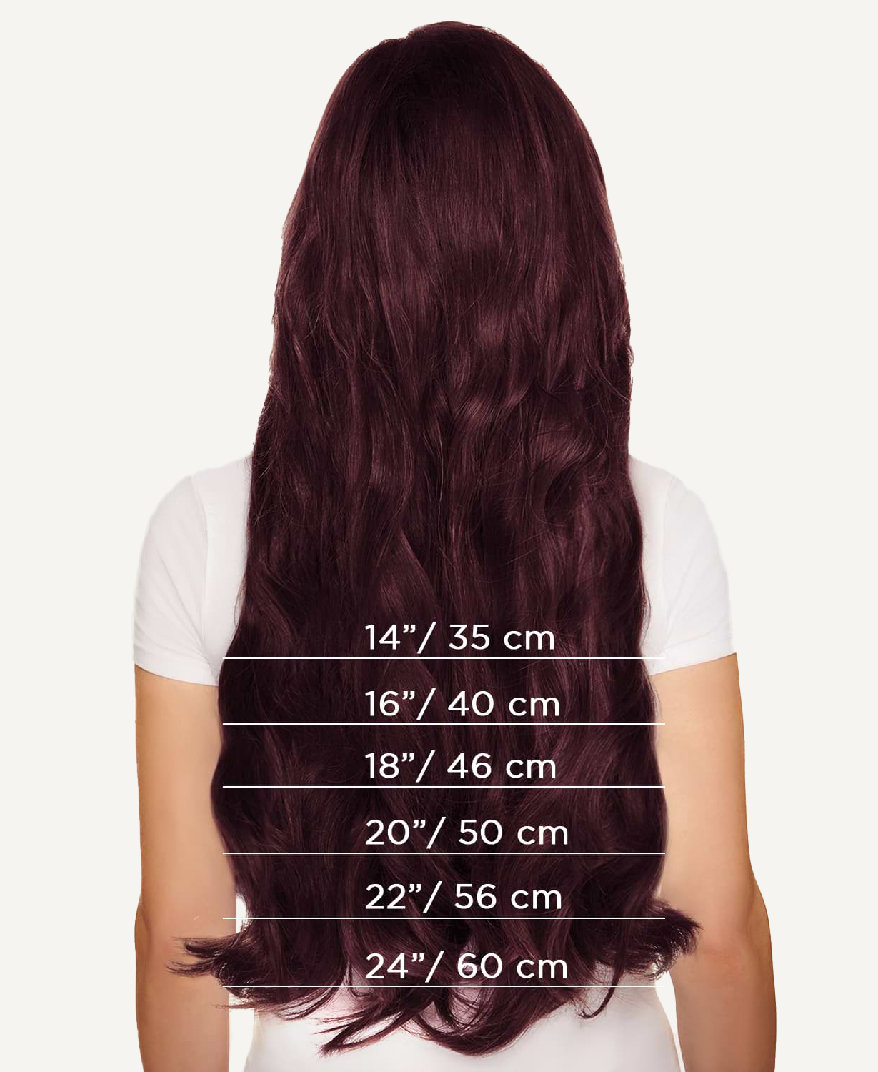 tape-in hair extensions cherry red.