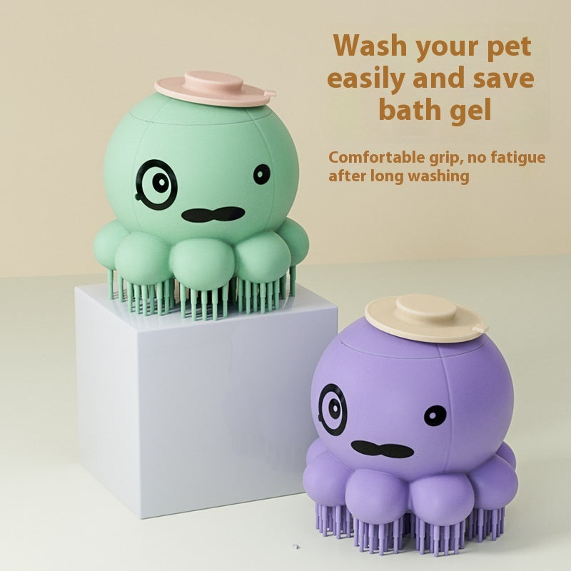 Sainishops™Pets Shower Brush Silicone Bath Massage Comb