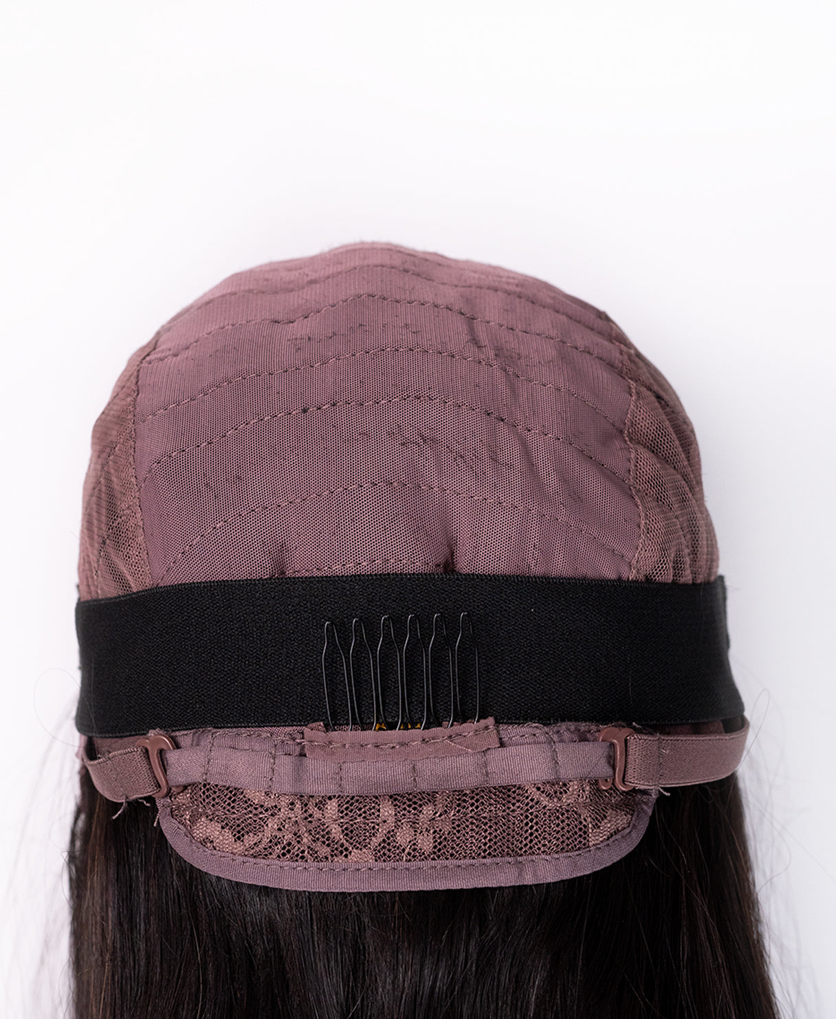 lace front human wig - 18" mocha balayage.