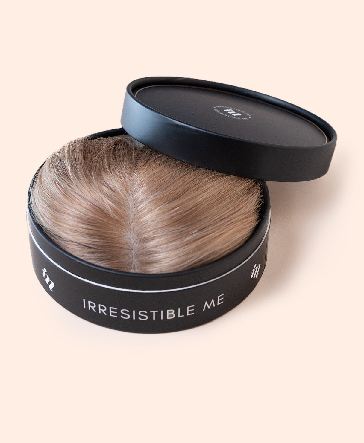 hair topper 12" ash blonde.