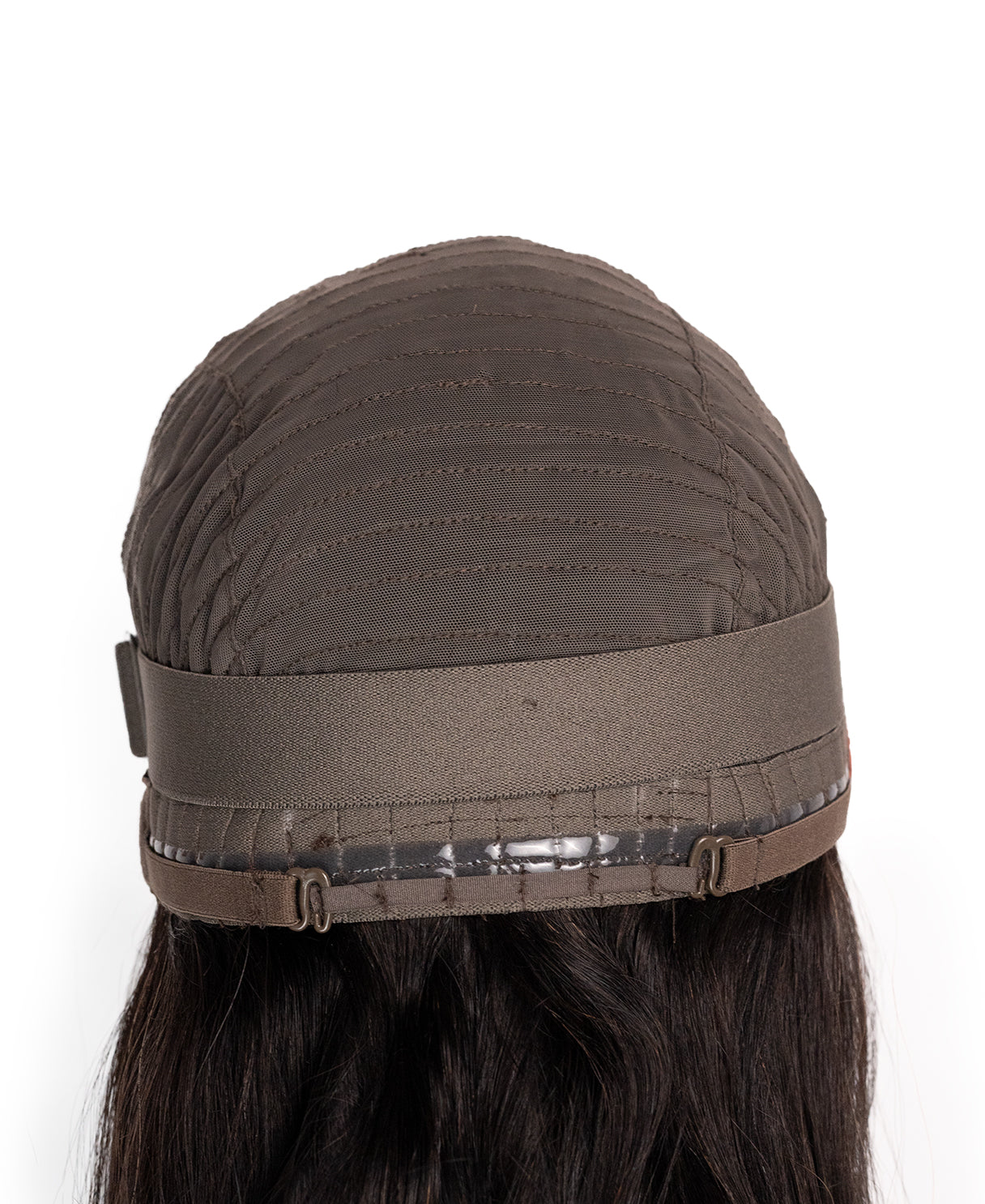 lace front human wig wavy 5x5 - 32" natural black.