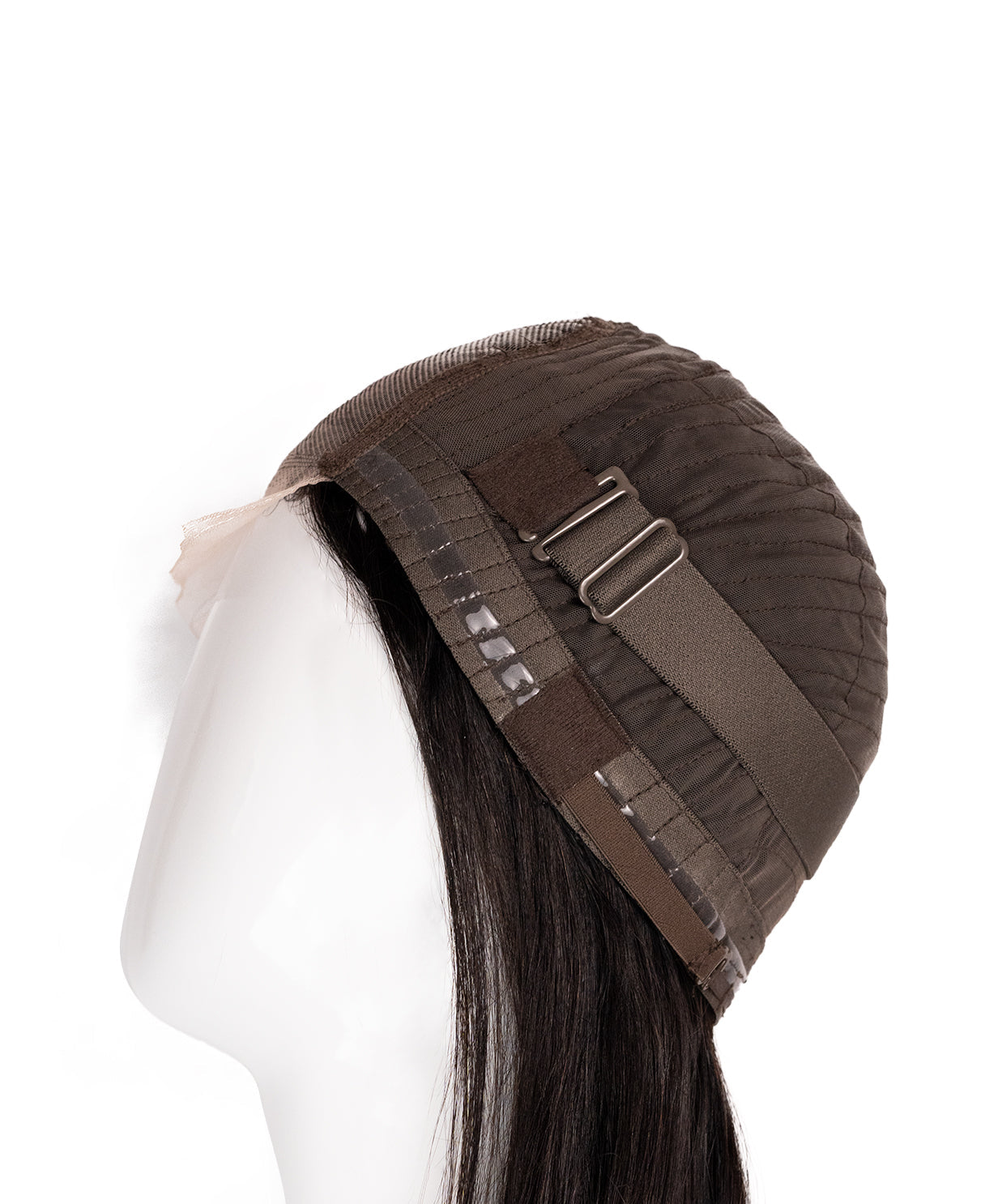 lace front human wig straight 4x4 - 20" natural black.