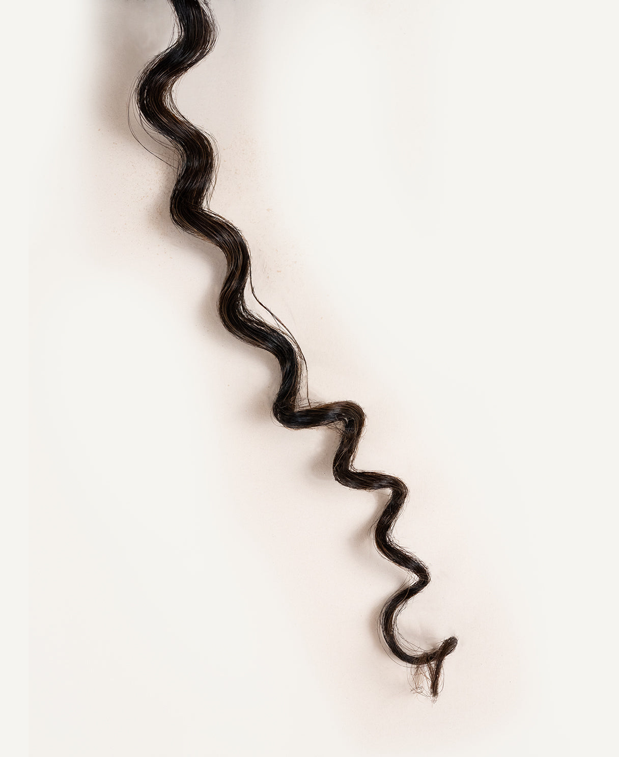 curly (3A curls) tape-in hair extensions mocha balayage.