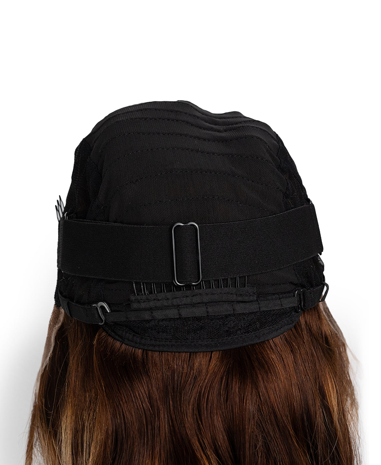 lace front human wig - 20" bronde highlights.