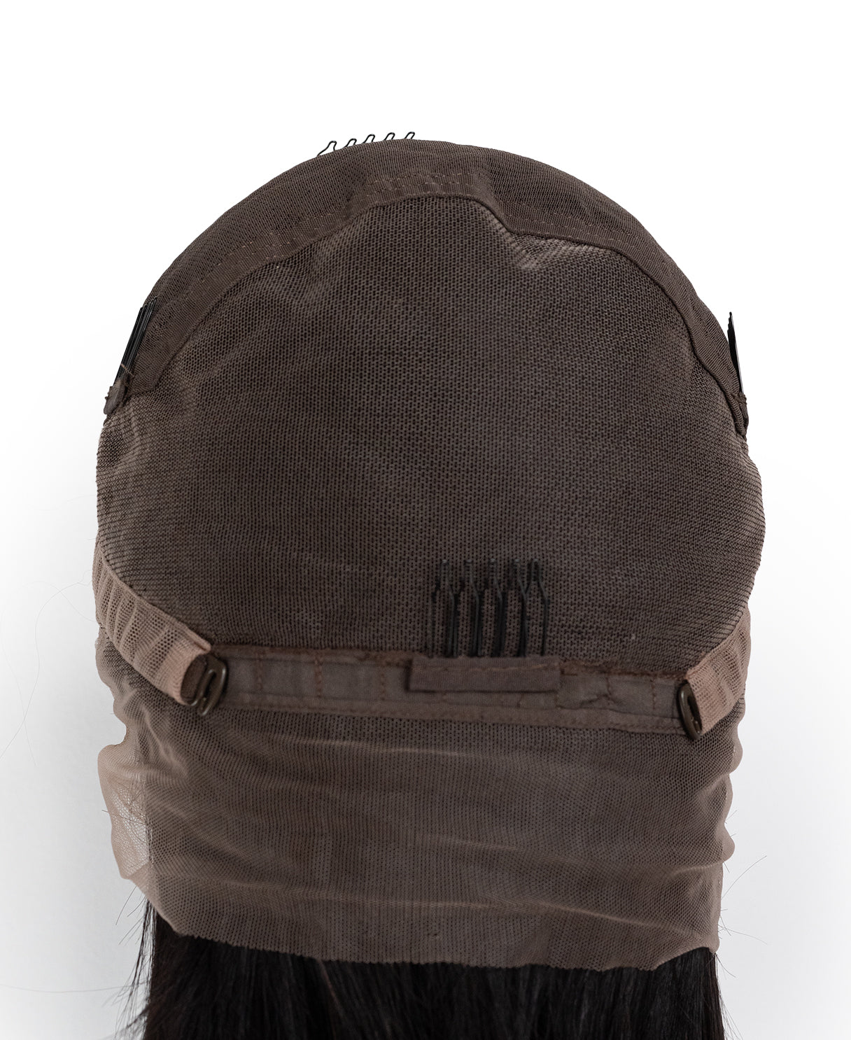 full lace human wig - 16" natural black.