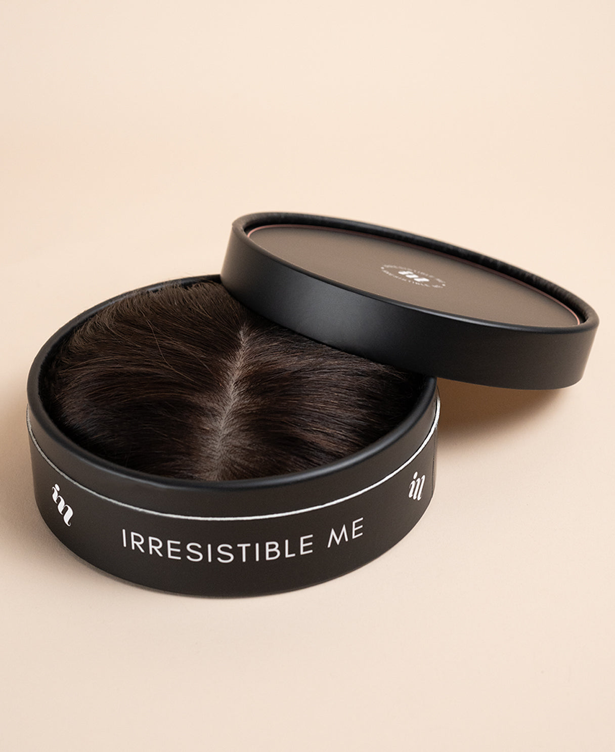 premium hair topper 14" dark brown.