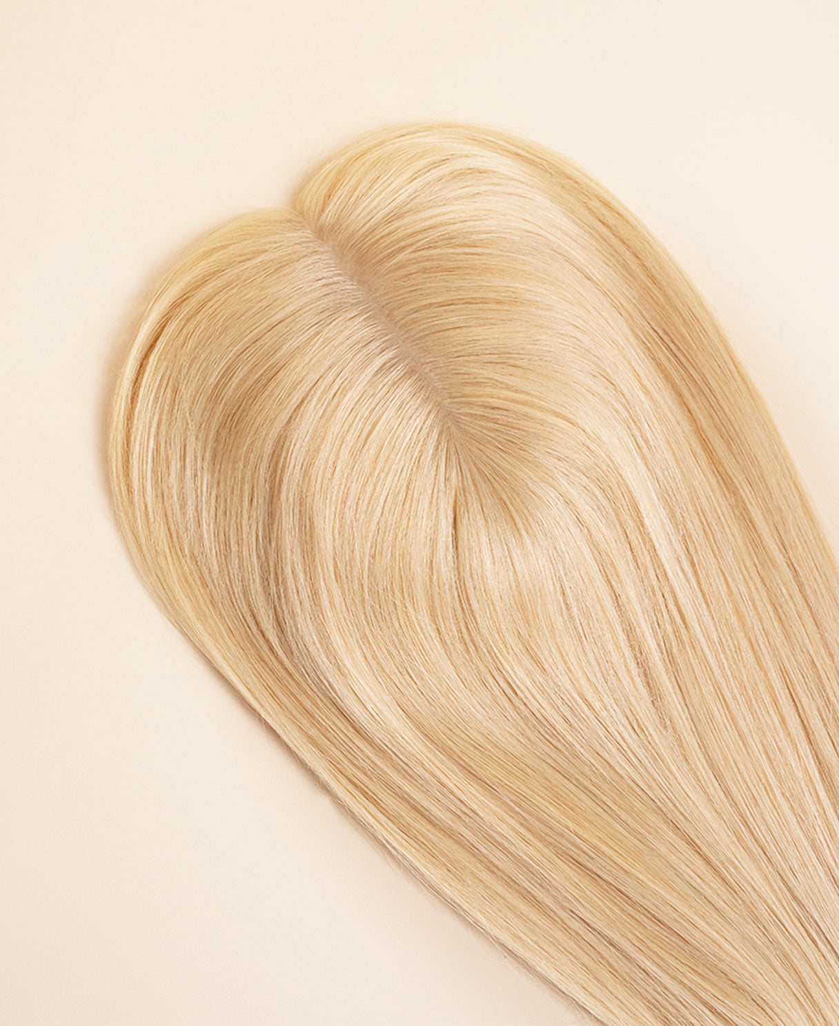 premium hair topper 14" light blonde.