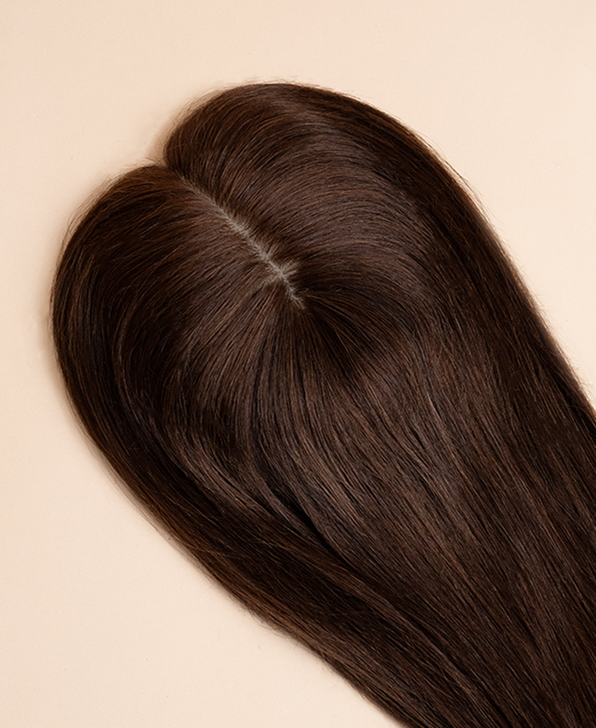premium hair topper 14" chocolate brown.