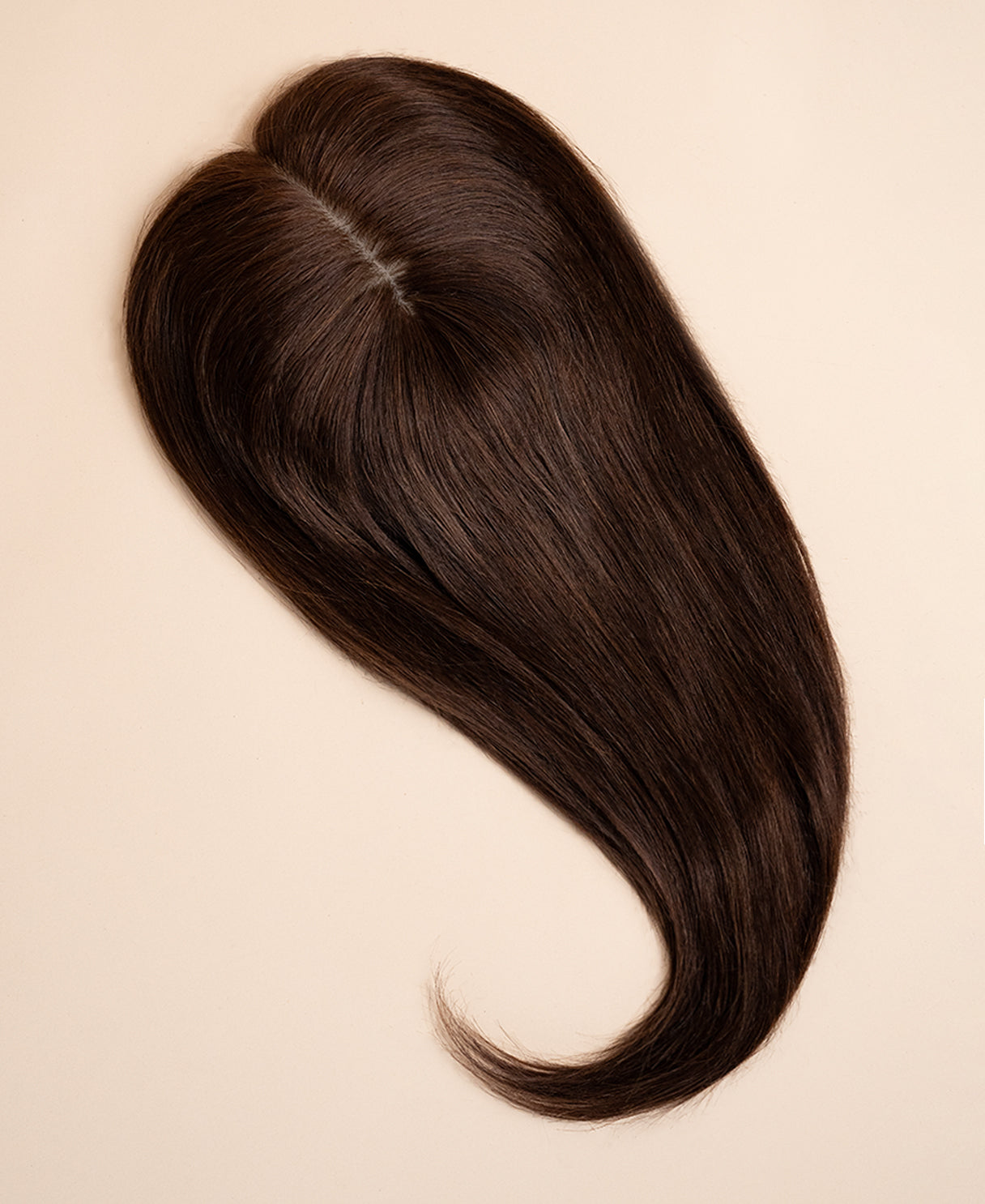 premium hair topper 14" chocolate brown.
