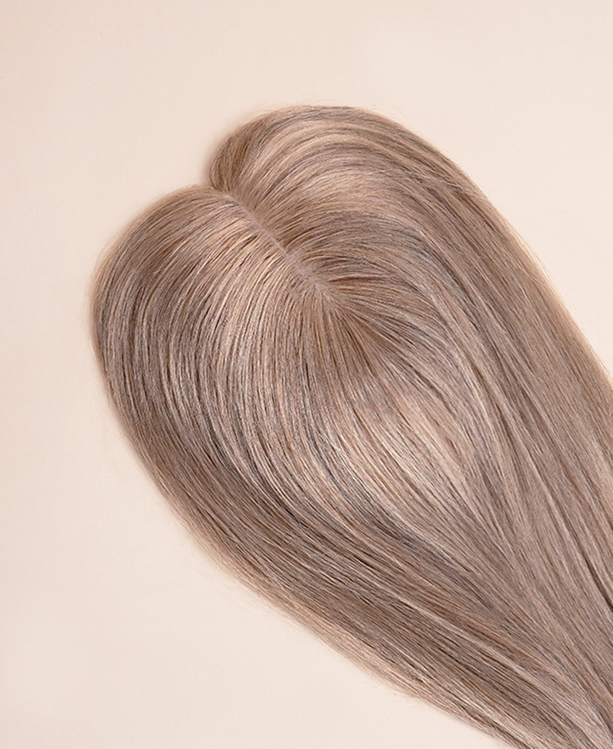 premium hair topper 14" ash blonde.