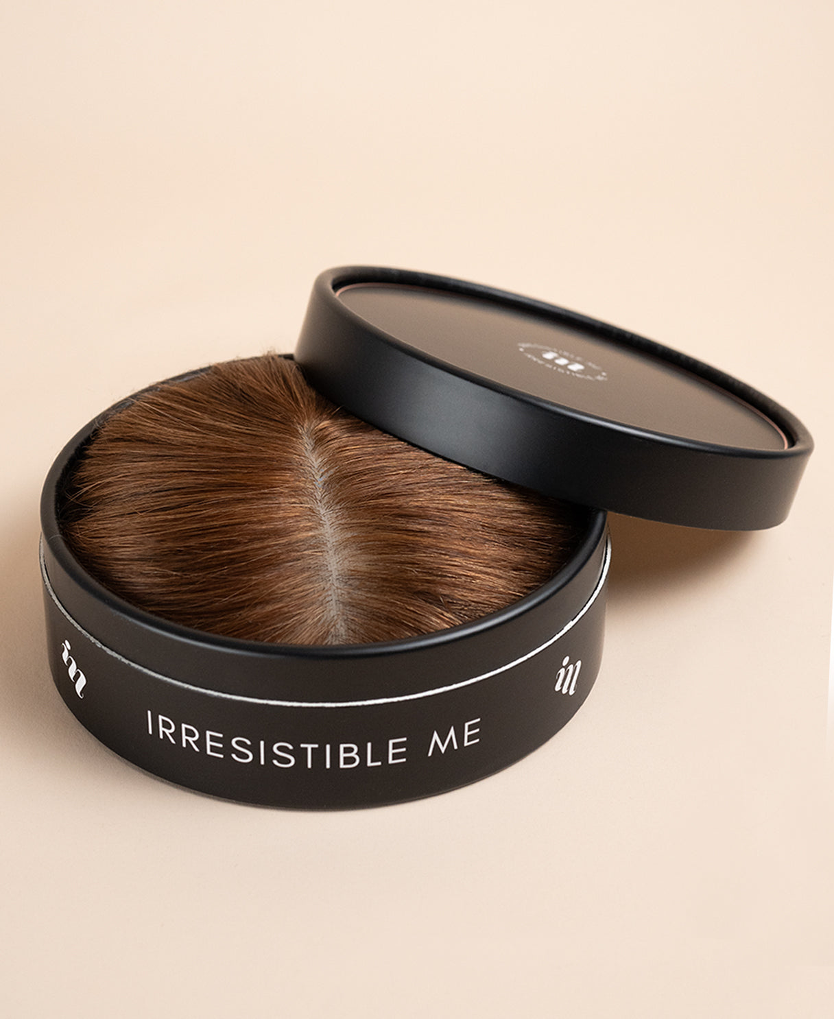 premium hair topper 14" medium brown.