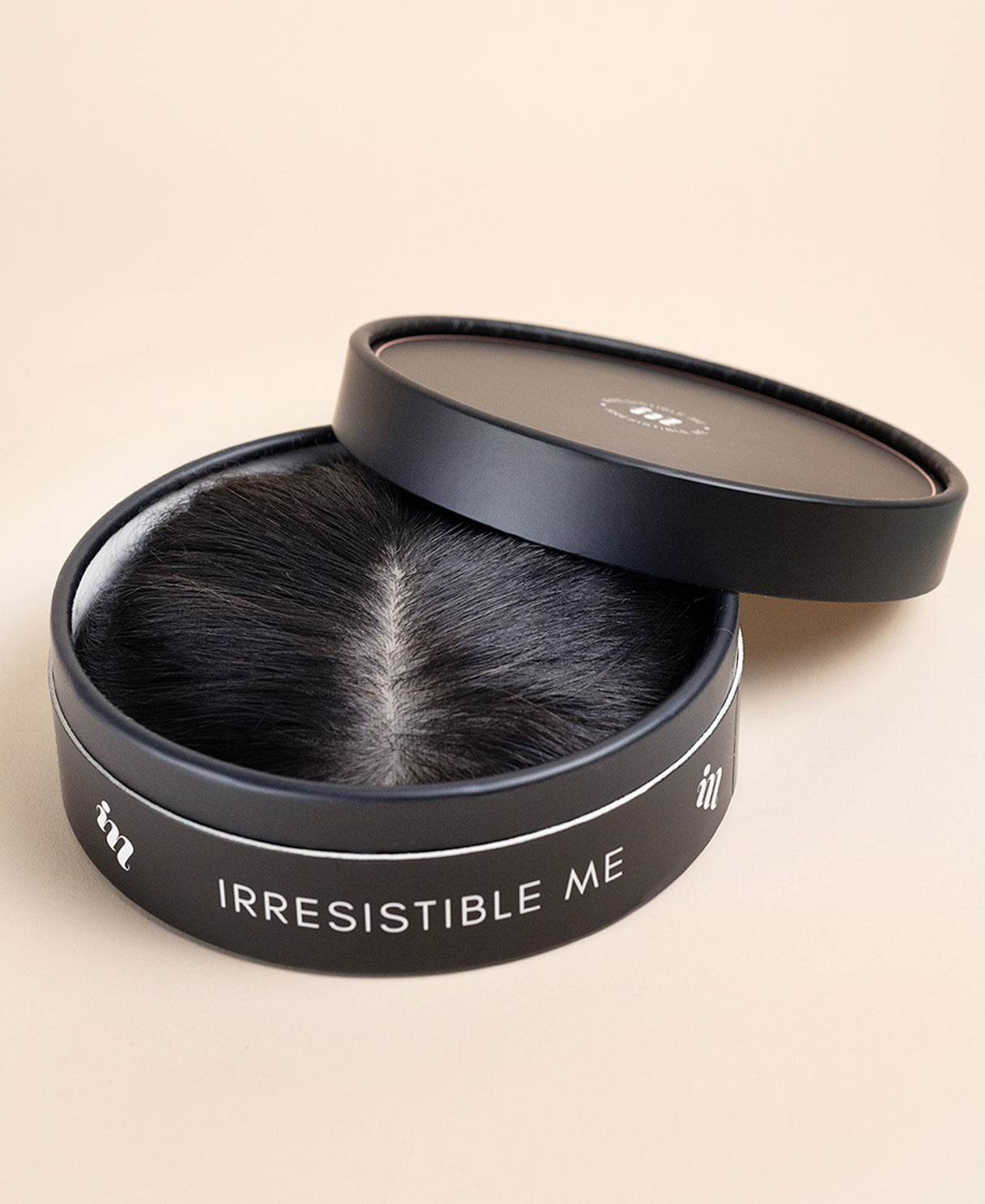 premium hair topper 14" natural black.