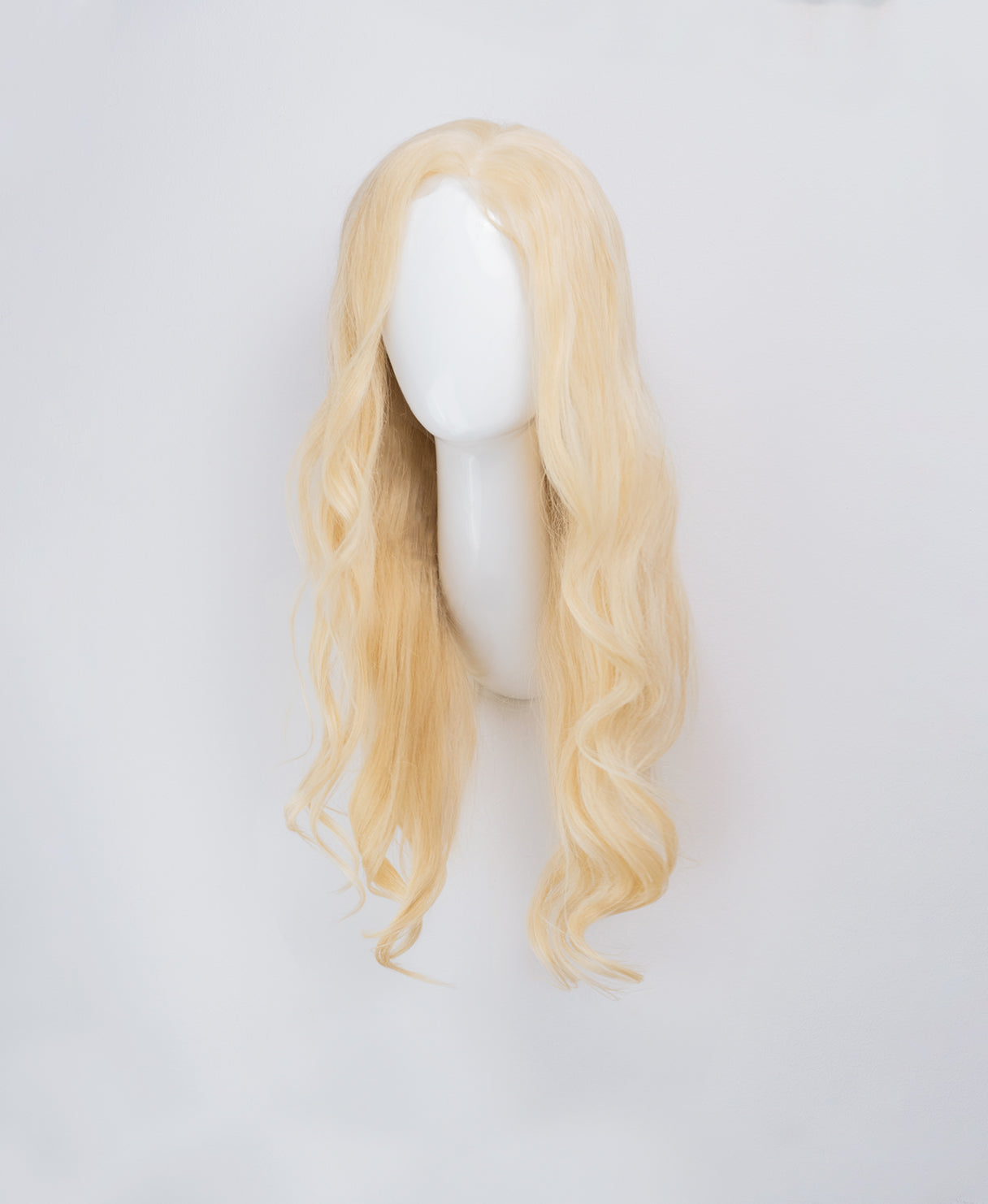 front lace human wig - 20" bombshell blonde.