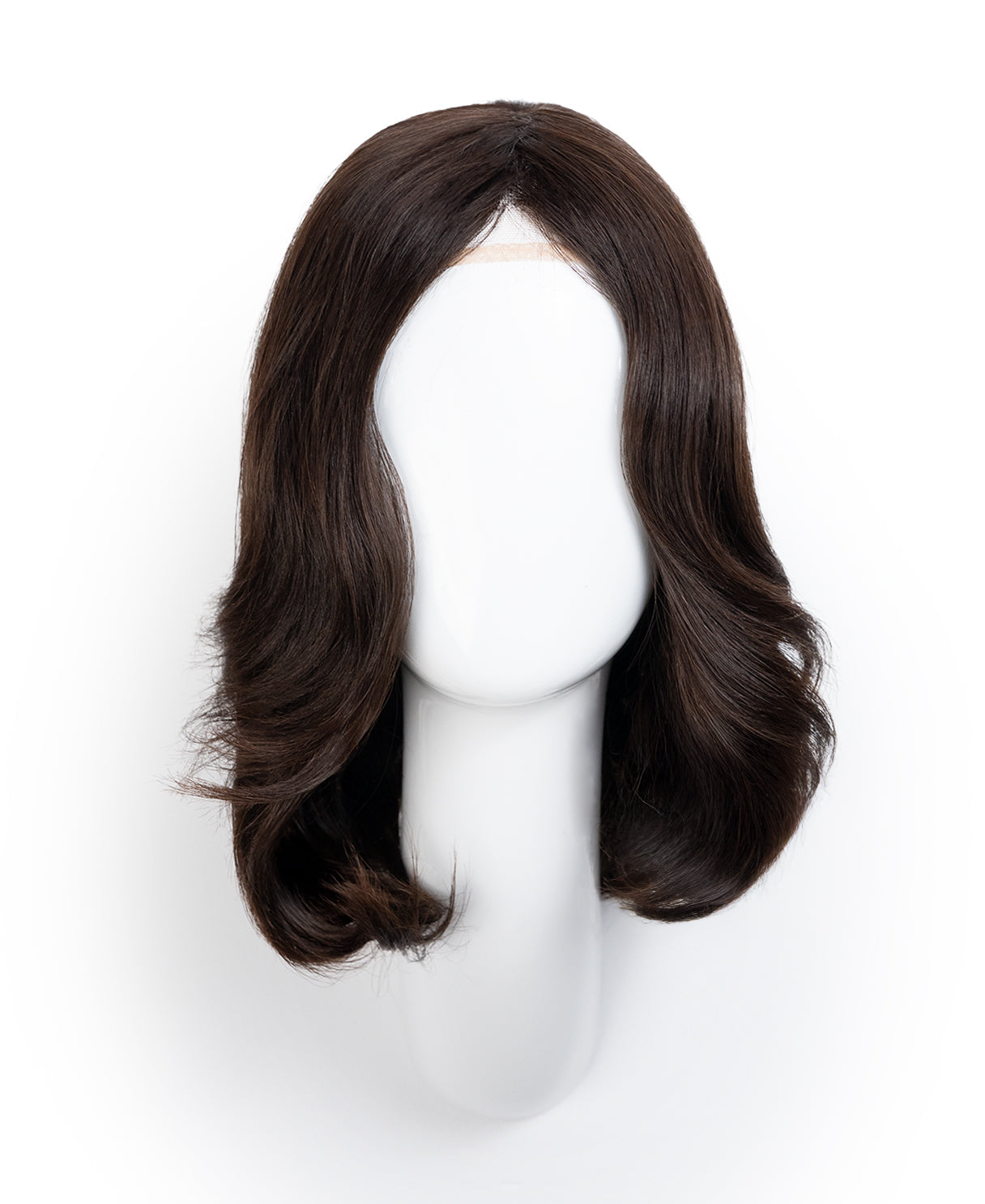 european virgin hair wig - 10" chocolate brown.