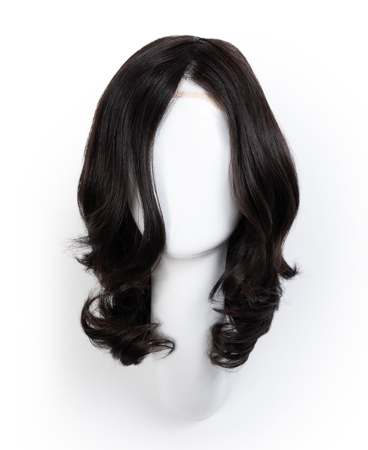european virgin hair wig - 10" natural black.