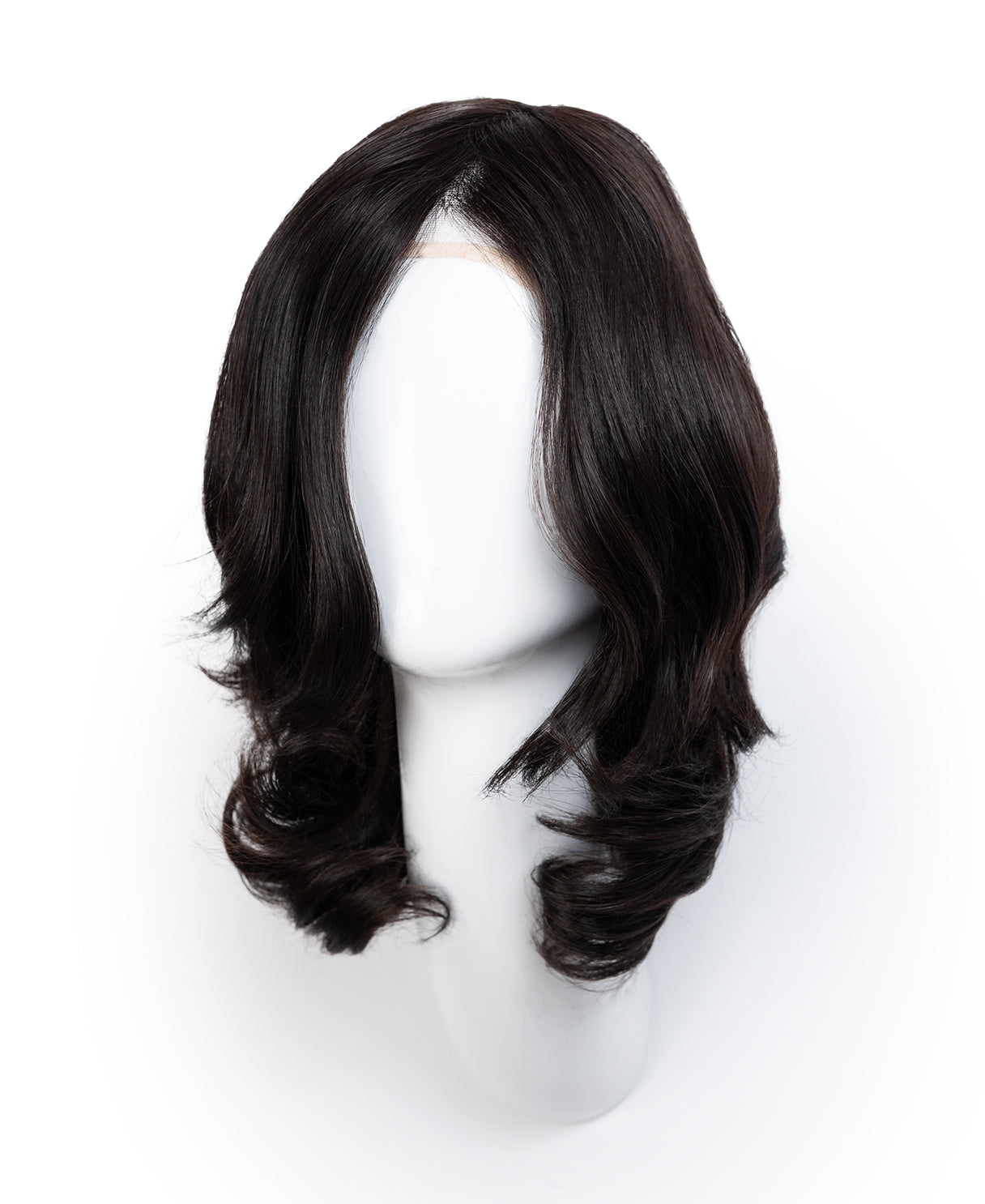 european virgin hair wig - 10" natural black.