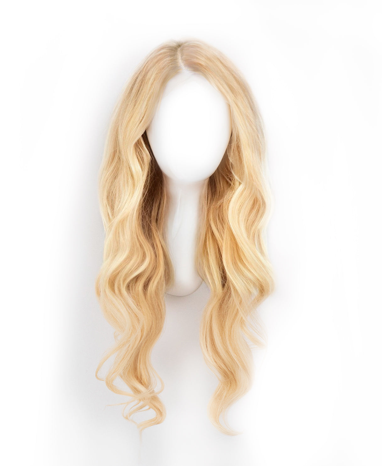 lace front human wig - 20" honey blonde.