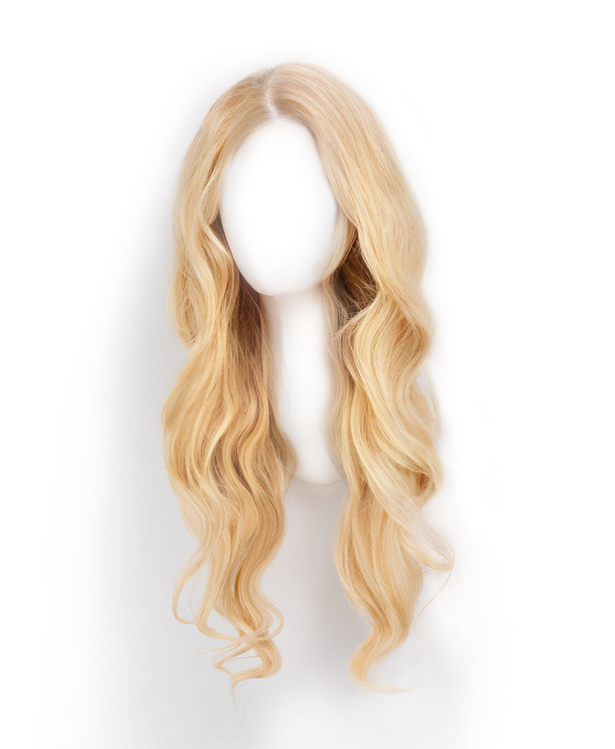 lace front human wig - 20" honey blonde.